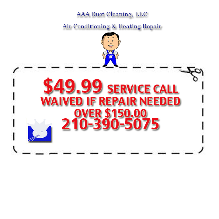 49.99Service call on all AC repair and heating repairs in San Antonio. Collis 24/7 for all your emergency air-conditioning repairs San Antonio.